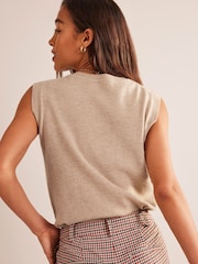 Boden Natural Eva Cashmere Tank - Image 2 of 6