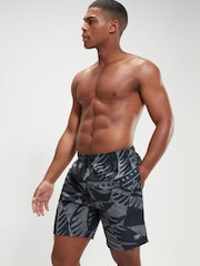 Speedo Black Mens Leisure 18" Watershorts - Image 3 of 9