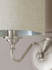 Brushed Chrome Burford Wall Light - Image 3 of 6
