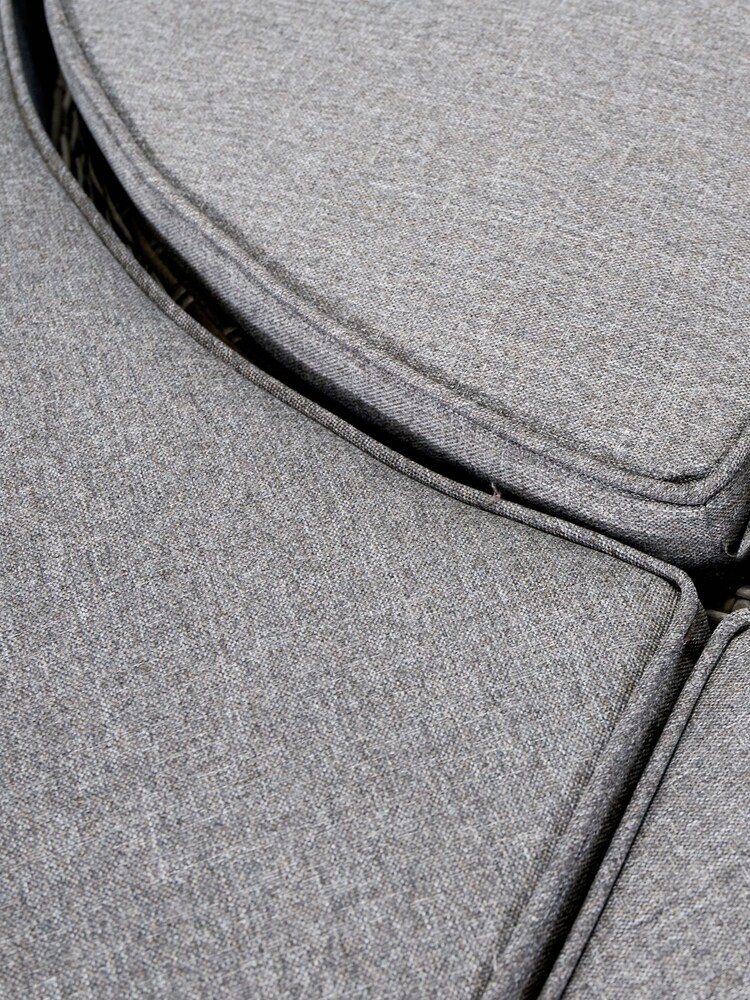 Pacific Grey Slate Garden Bermuda Daybed Dining Set Ceramic Top - Image 5 of 5