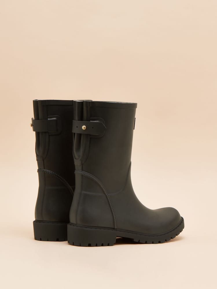 Schwarz - Joules Wistow Wadenhohe, verstellbare Gummistiefel - Bild 2 von 6 Schwarz - Joules Wistow Wadenhohe, verstellbare Gummistiefel - Bild 2 von 6