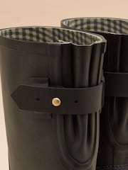Joules Wistow Black Adjustable Mid Calf Wellies - Image 6 of 6