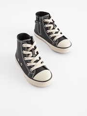 Black Bump Toe Boots With Zip Fastening - Image 2 of 7