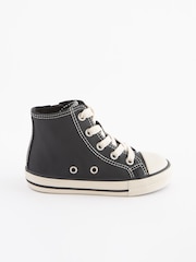 Black Bump Toe Boots With Zip Fastening - Image 3 of 7