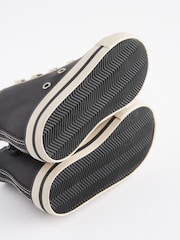 Black Bump Toe Boots With Zip Fastening - Image 6 of 7