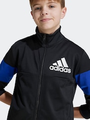 adidas Night Black Colourblock Tracksuit - Image 5 of 8