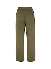 Kaffe Naya With Elastic Waist Casual 100% Cotton Trousers - Image 1 of 5