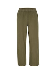 Kaffe Naya With Elastic Waist Casual 100% Cotton Trousers - Image 3 of 5