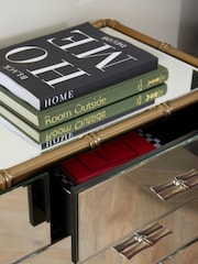 Rockett St George Mirror Bamboo Viscose Chest Of Drawers - Image 3 of 8