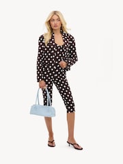 LOAVIES Brown Blissful Breeze Polka Dot Blazer - Image 5 of 5