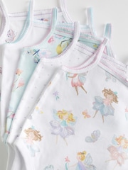 Weiß mit Feenmotiv - Baby Ärmellose Bodys im 5er-Pack - Bild 4 von 6