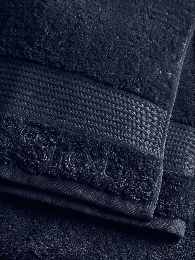 Blue Navy Egyptian Cotton Towel - Image 4 of 7