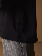 Schwarz - Premium Leichte langärmelige Bluse - Bild 6 von 7