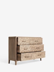 Mid Natural Alba Solid Mango Chest of Drawers - Image 5 of 7