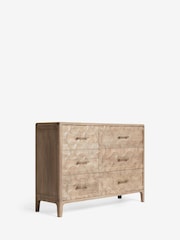 Mid Natural Alba Solid Mango Chest of Drawers - Image 6 of 7
