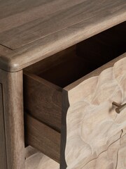 Mid Natural Alba Solid Mango Chest of Drawers - Image 7 of 7