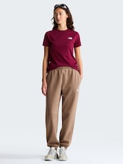 Sarkans - The North Face Evolution Simple Dome Slim Fit T-krekls - Attēls 2 no 3
