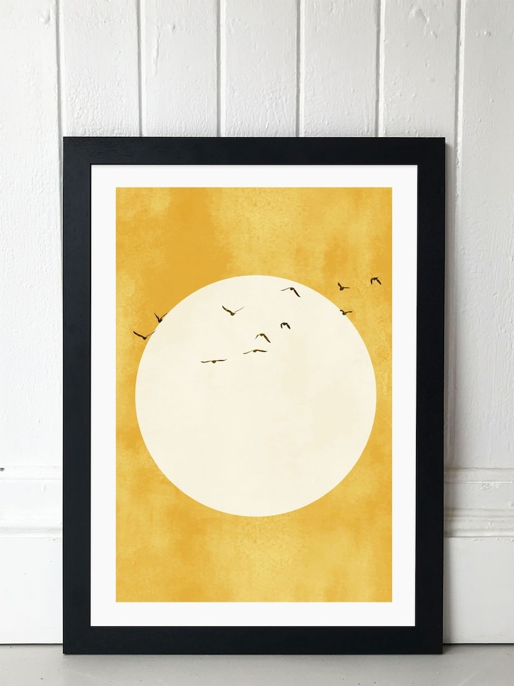 East End Prints Black Eternal Sunshine Print by Kubistika - Image 1 of 3