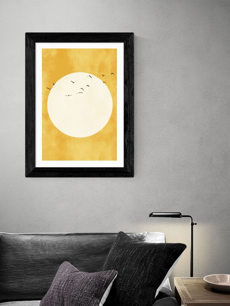 East End Prints Black Eternal Sunshine Print by Kubistika - Image 2 of 3