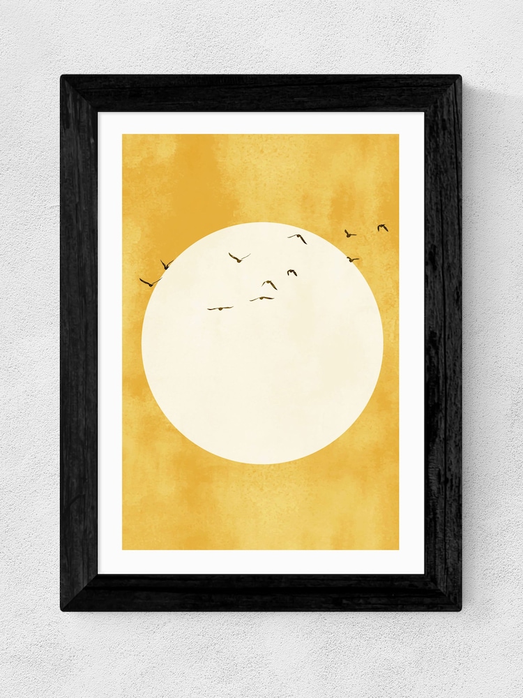 East End Prints Black Eternal Sunshine Print by Kubistika - Image 3 of 3