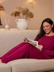 Cyberjammies Pink Slouch Jersey Pyjamas Set - Image 1 of 4