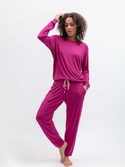 Cyberjammies Pink Slouch Jersey Pyjamas Set - Image 2 of 4