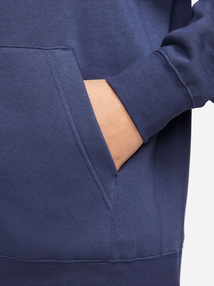 marine - Nike Club Zip Up Sweat-shirt à capuche - Image 12 of 15