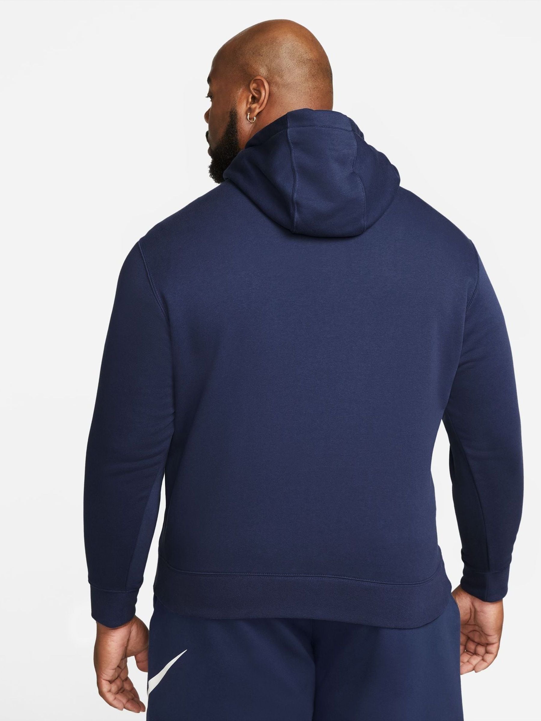 Navy blue nike zip up hoodie on sale