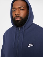 Marin - Nike Club Zip Up Huvtröja - Bild 9 av 15