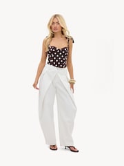 LOAVIES White Blissful Breeze Balloon Jeans - Image 3 of 5