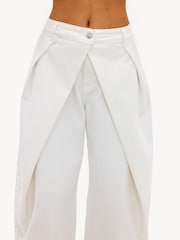 LOAVIES White Blissful Breeze Balloon Jeans - Image 4 of 5