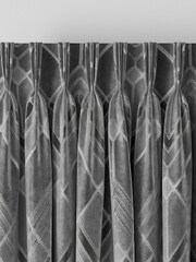 Silver Luxe Deco Geo Made To Measure Curtains - Image 6 of 9