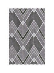 Silver Luxe Deco Geo Made To Measure Curtains - Image 9 of 9
