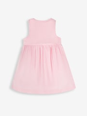 JoJo Maman Bébé Pink Peter Rabbit Appliqué Baby Dress & Body Set - Image 5 of 8