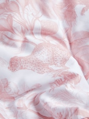 Clarke & Clarke Pink 200 Thread Count Duvet Cover and Pillowcase Set - Image 5 of 7