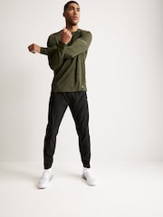 Black Active Gym Woven Training Joggers - Image 2 of 10