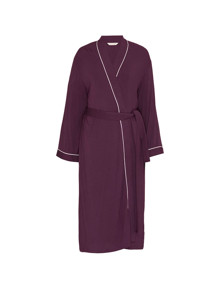 Cyberjammies Brown Jersey Long Dressing Gown - Image 4 of 4