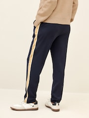 Navy Blue/ Camel Side Stripe Taper Trousers - Image 3 of 6