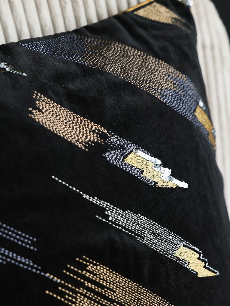 Rockett St George Black Love Struck Cushion - Image 2 of 6