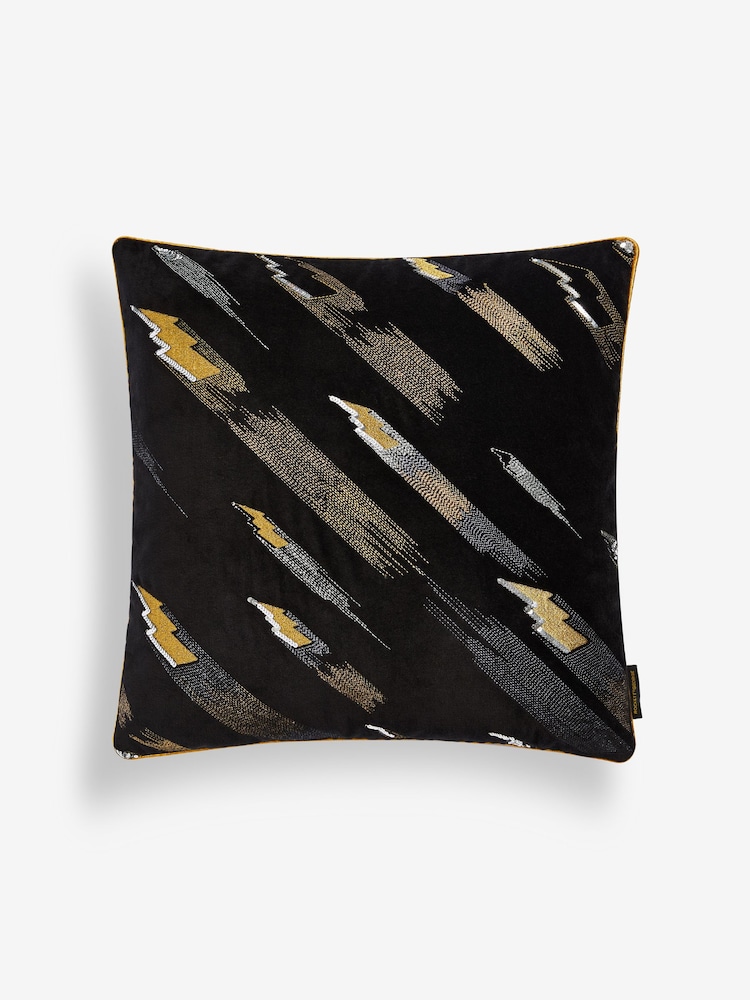 Rockett St George Black Love Struck Cushion - Image 4 of 6