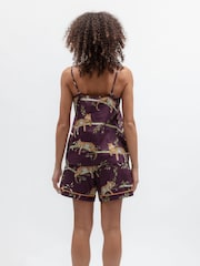 Cyberjammies Brown Printed Cami And Shorts Set - Image 2 of 4
