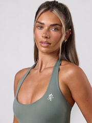 Gym King Green 365 Halterneck Tank Top - Image 5 of 5