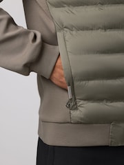 Gym King Green Signature Hybrid Bomber Jacket - Image 4 of 4