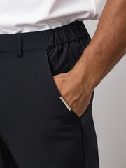 Gym King Black Signature Woven Trousers - Image 5 of 5