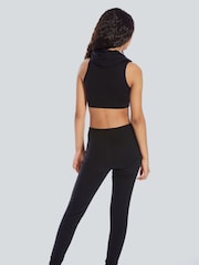 Pineapple Black Skinny Zip Girls Joggers - Image 2 of 5