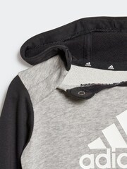 adidas Black/Grey Kids Essentials Colorblock Jogger Set - Image 3 of 5