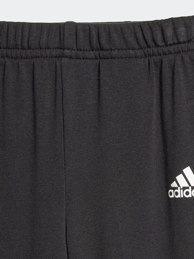 adidas Black/Grey Kids Essentials Colorblock Jogger Set - Image 5 of 5