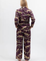 Cyberjammies Brown Leopard Print Pyjamas Set - Image 2 of 4