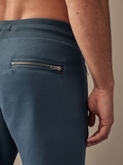 Blue Denim Cotton Rich Cargo Utility Joggers - Image 4 of 8