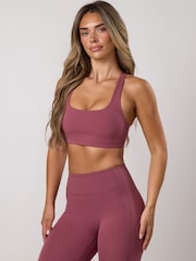 Gym King Pink Peach Luxe Redefined Bra - Image 6 of 7